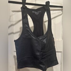 Beyond Yoga- PowerShine Viper Print Cropped Tank- Sz M-NWT!